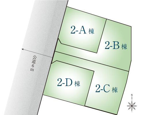 知多市にしの台Ⅱ〈2期〉区画図